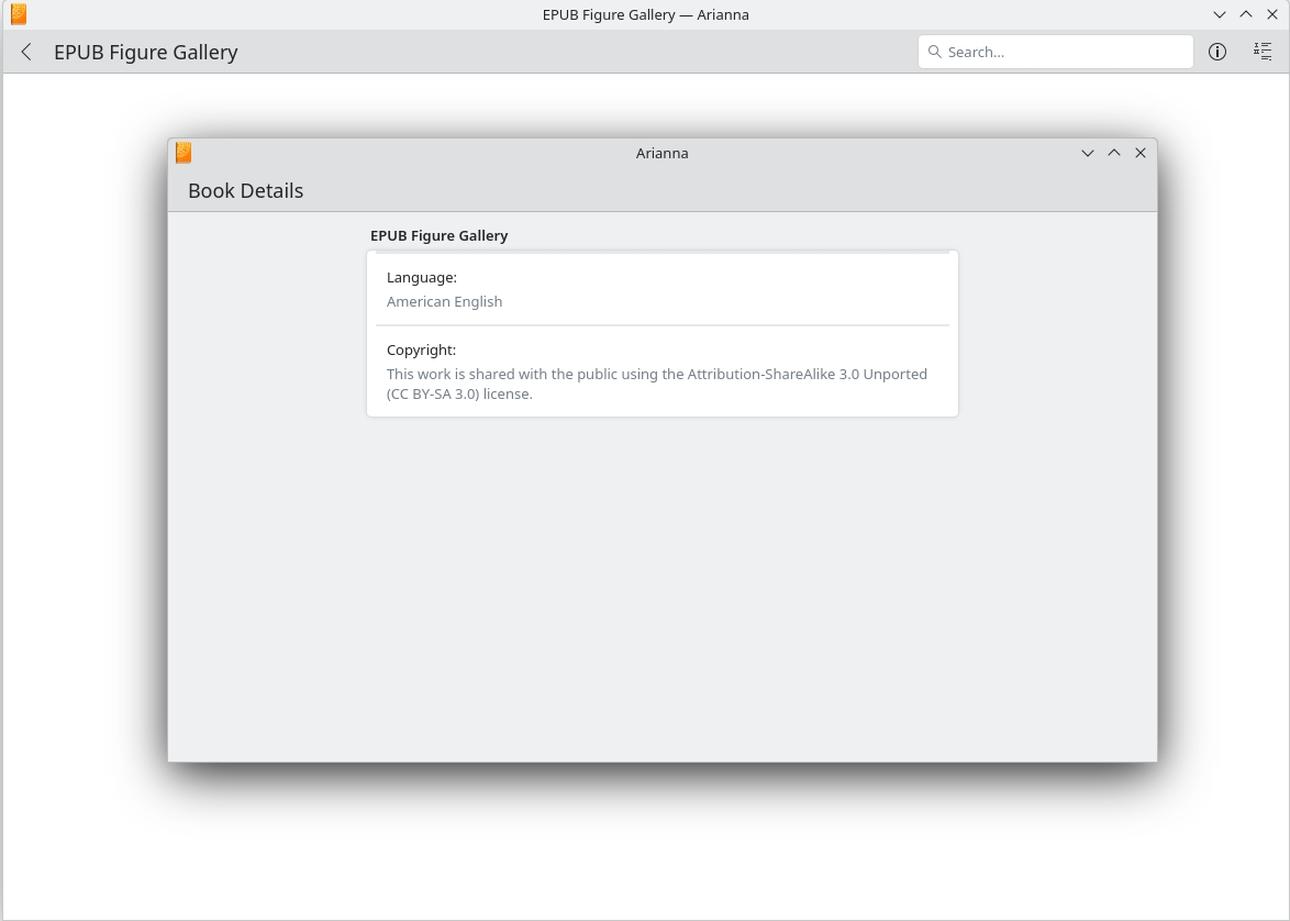 book metadata in arianna